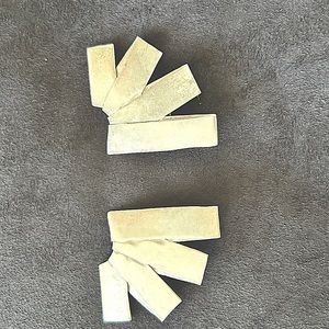 Abstract sterling earrings